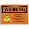 Signmission Safety Sign, OSHA WARNING, 3.5" Height, 5" Width, Suffocation Hazard, Landscape OS-WS-D-35-L-12840 - alternate 1